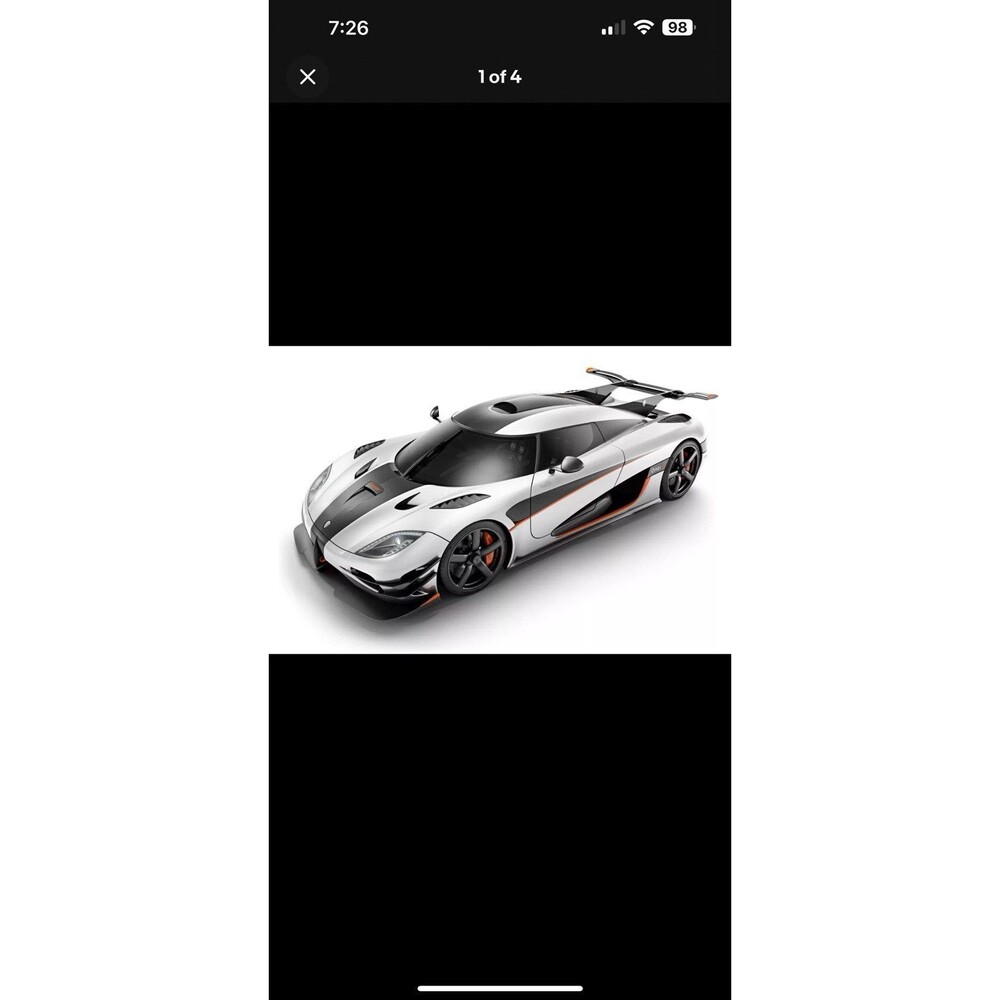Koenigsegg Agera Supercar Sport Car Art Wall Poster 24x36 Inch.